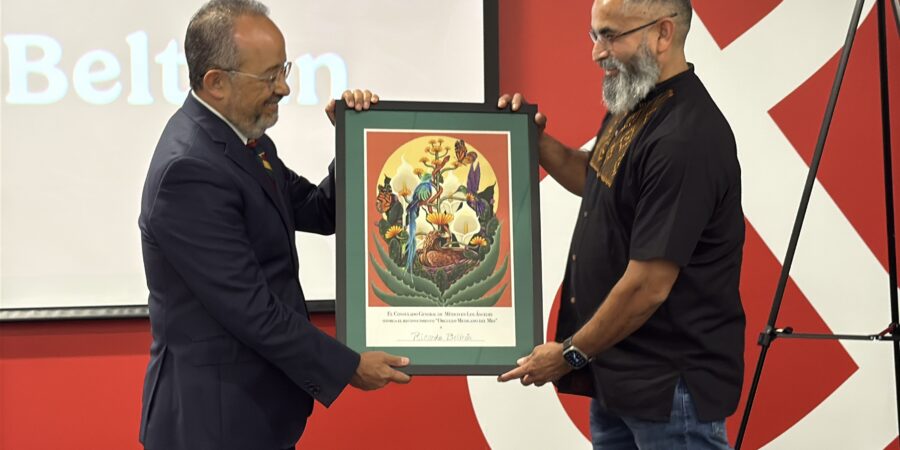 El Consulado General de México en Los Ángeles y Chedraui USA reconocieron al Sr. Ricardo Beltrán por su destacada labor en la preservación y promoción de la gastronomía tradicional mexicana en Estados Unidos.
