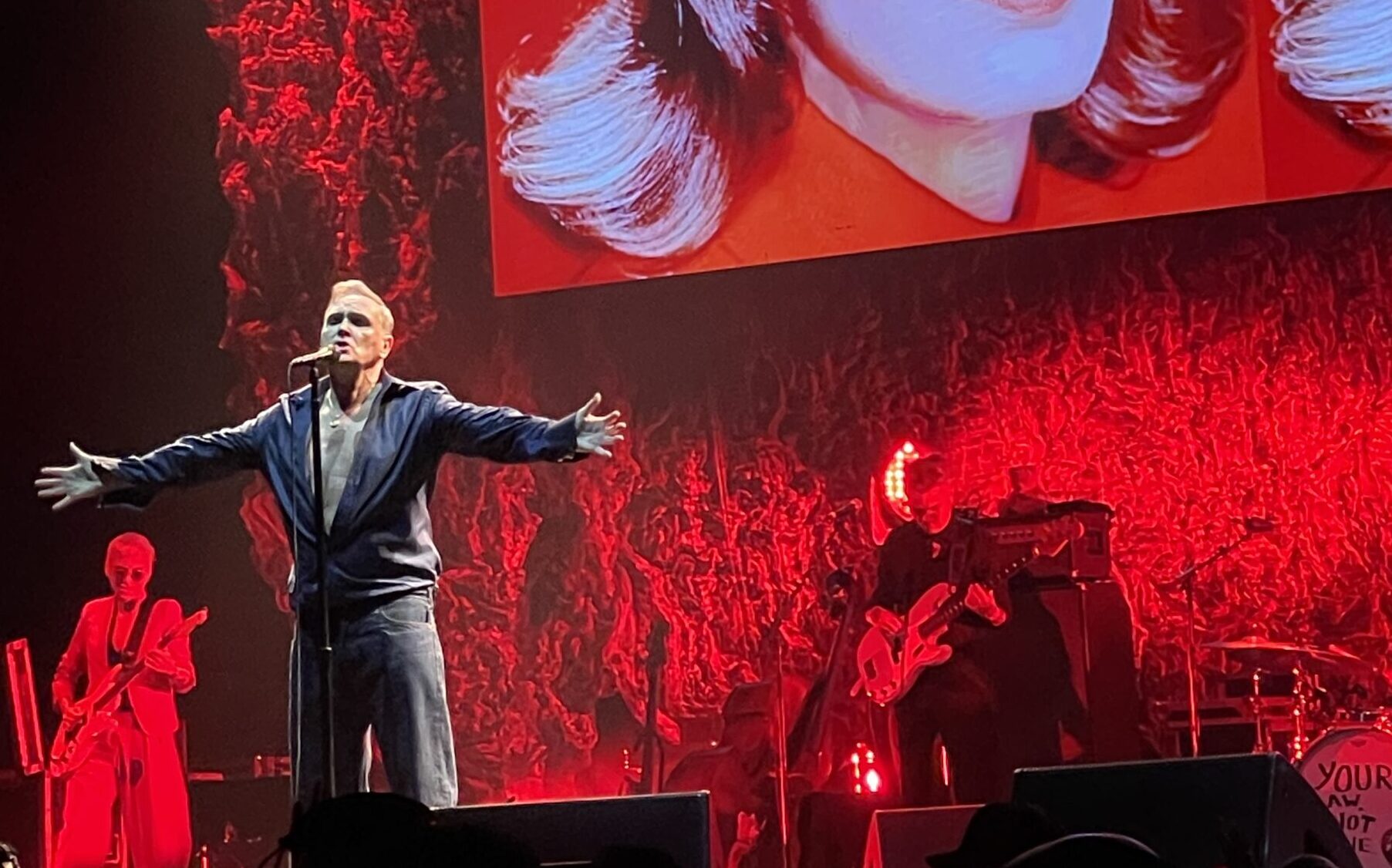 Morrissey en el Toyota Arena.