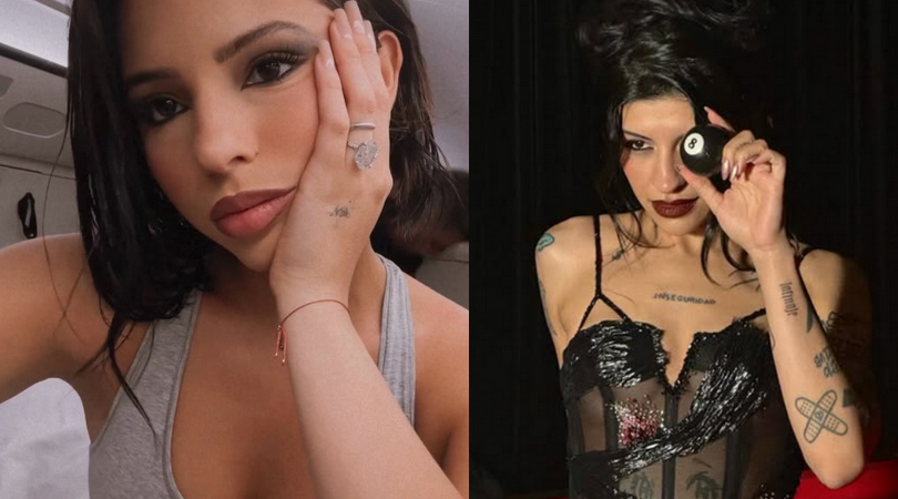 Exhiben a Ángela Aguilar por seguir a Cazzu; así reaccionó la esposa de Nodal tras la polémica en redes