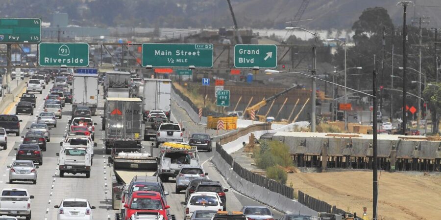 Inician obras nocturnas en la autopista 91 en Riverside desde este lunes