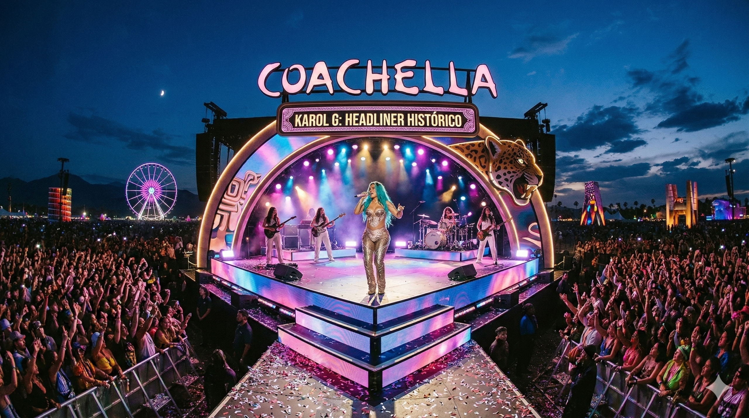 Karol G hace historia en Coachella 2026: La primera mujer latina en ser 'headliner' del festival