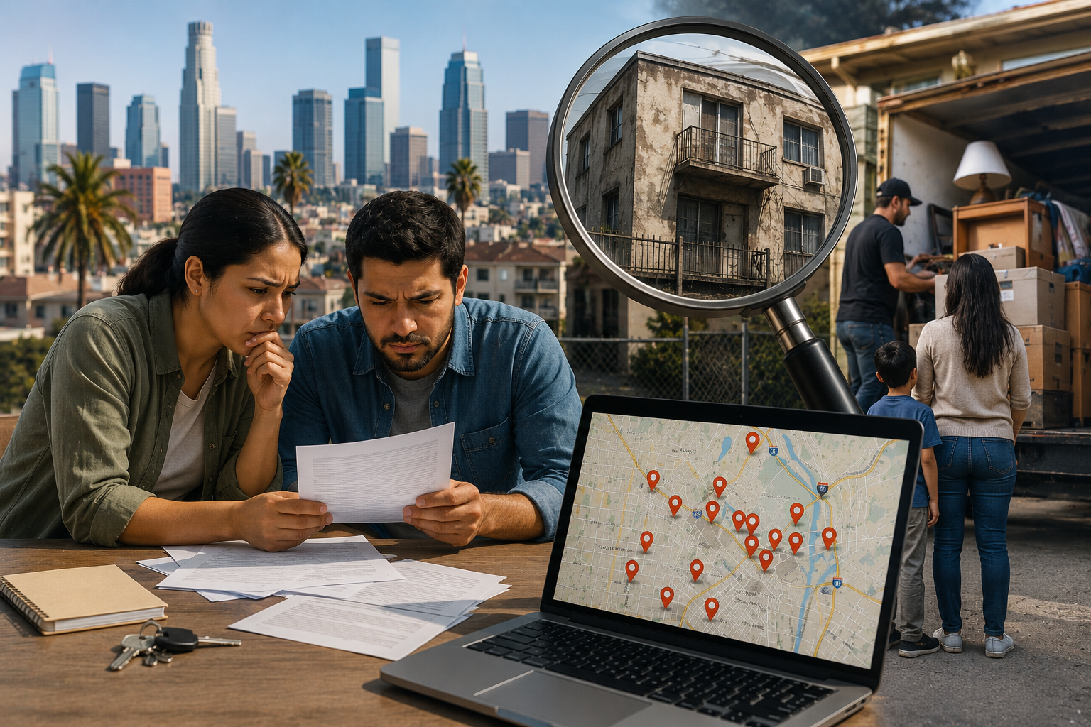 Los Ángeles lanza mapa interactivo de edificios con más violaciones de vivienda y desalojos ilegales