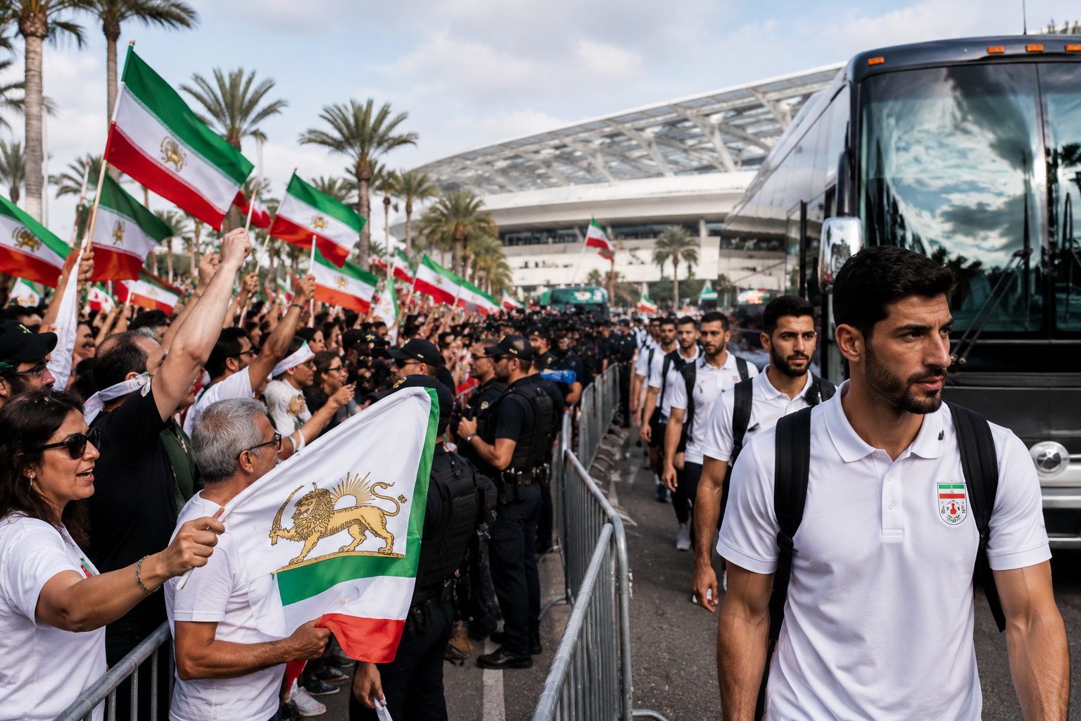 Acuerdo de paz entre Estados Unidos e Irán genera reacciones divididas en Los Ángeles antes del partido de Irán en el Mundial Acuerdo de paz entre Estados Unidos e Irán genera reacciones divididas en Los Ángeles antes del partido de Irán en el Mundial