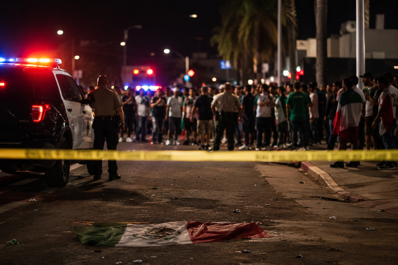 Cuatro personas resultan heridas en tiroteo ocurrido tras las celebraciones del Mundial en el Este de Los Ángeles