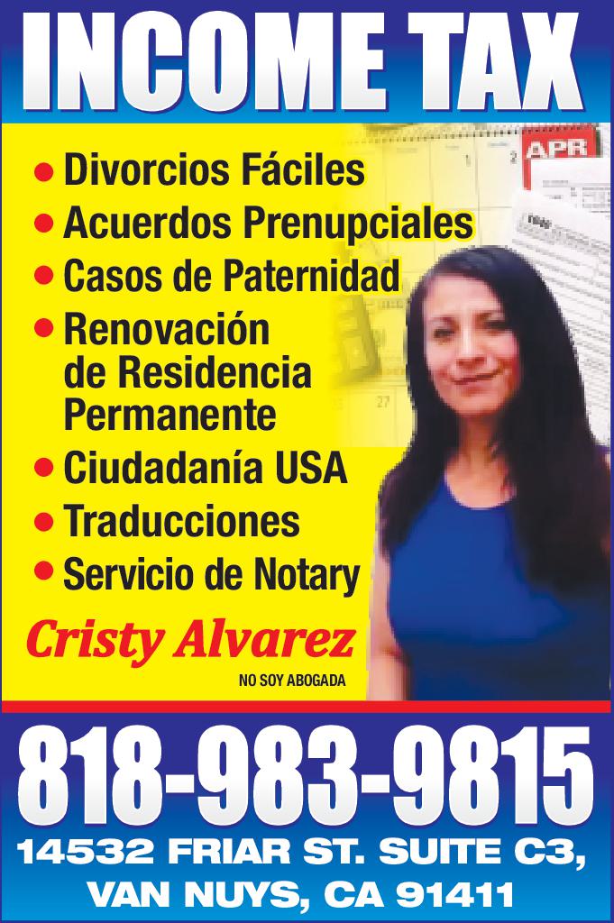 CRISTY INCOME TAX