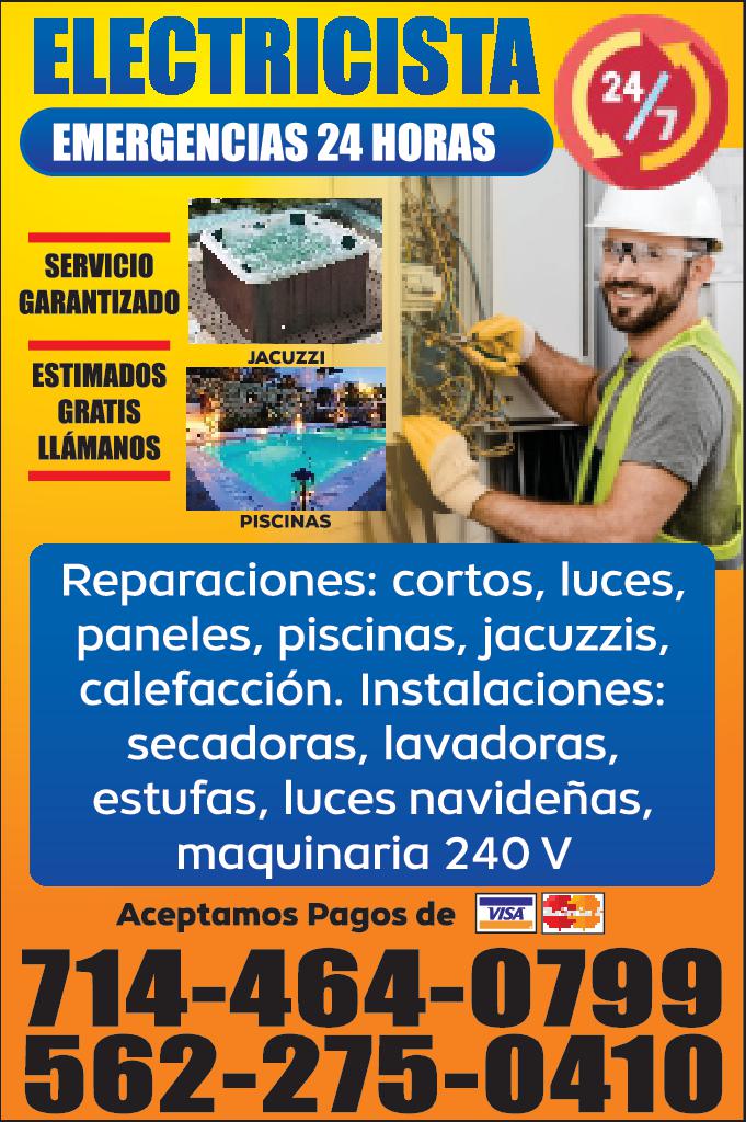 ELECTRICISTA 24/7 – EMERGENCIAS