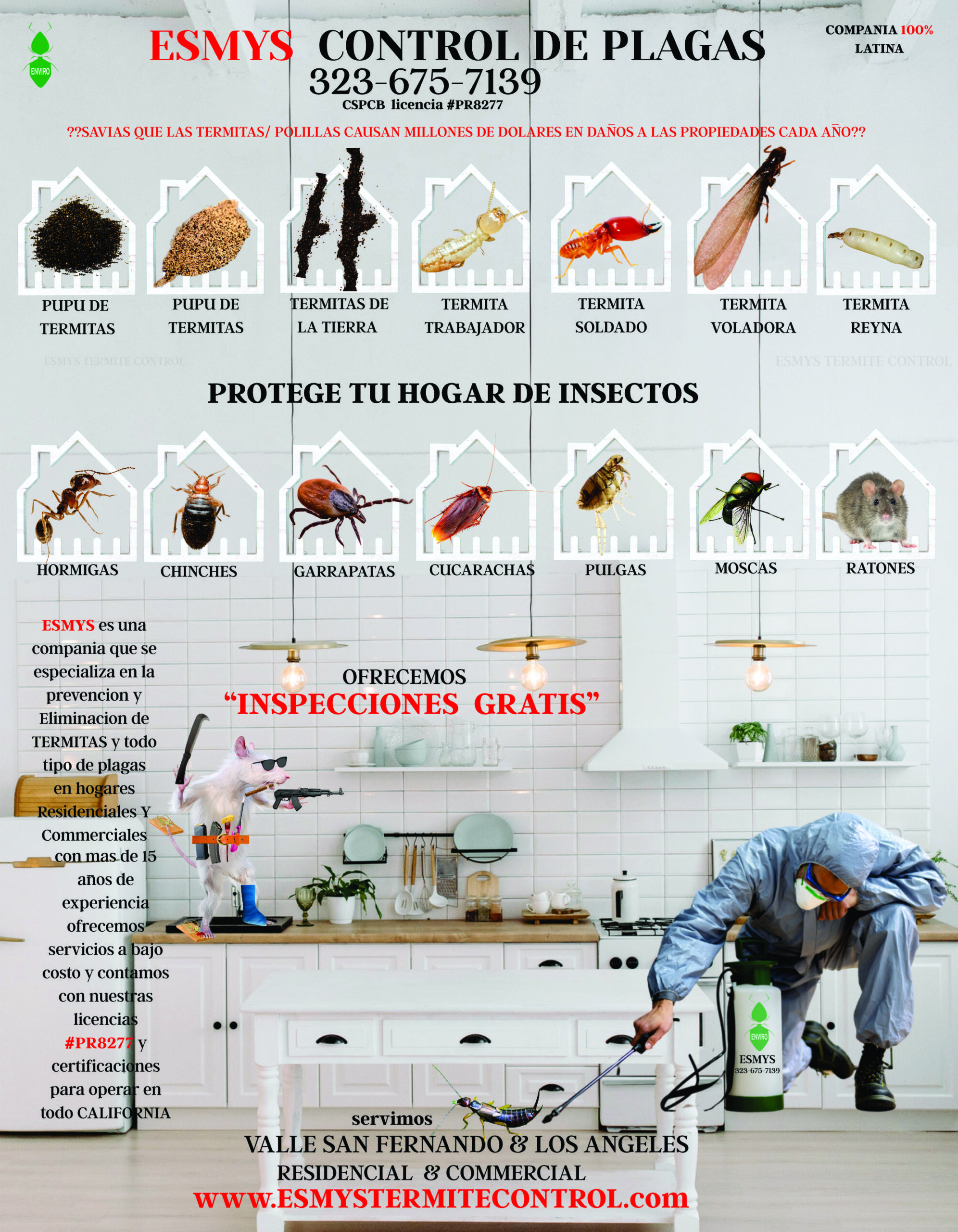 ESMYS CONTROL DE PLAGAS