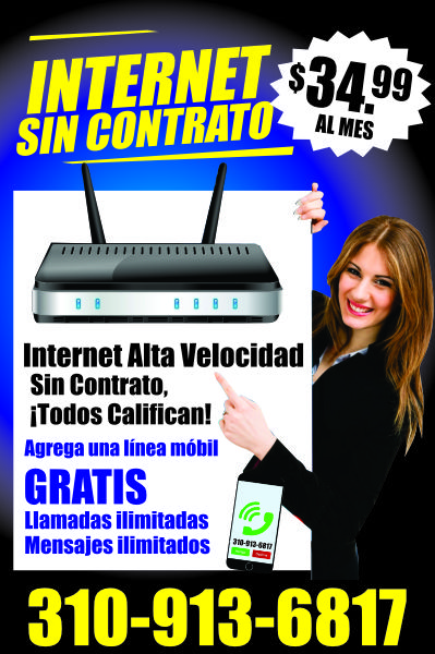 INTERNET ILIMITADO SIN CONTRATO
