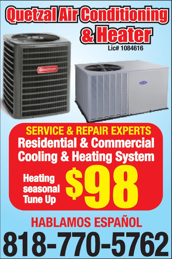 QUETZAL AIR CONDITIONING & HEATER