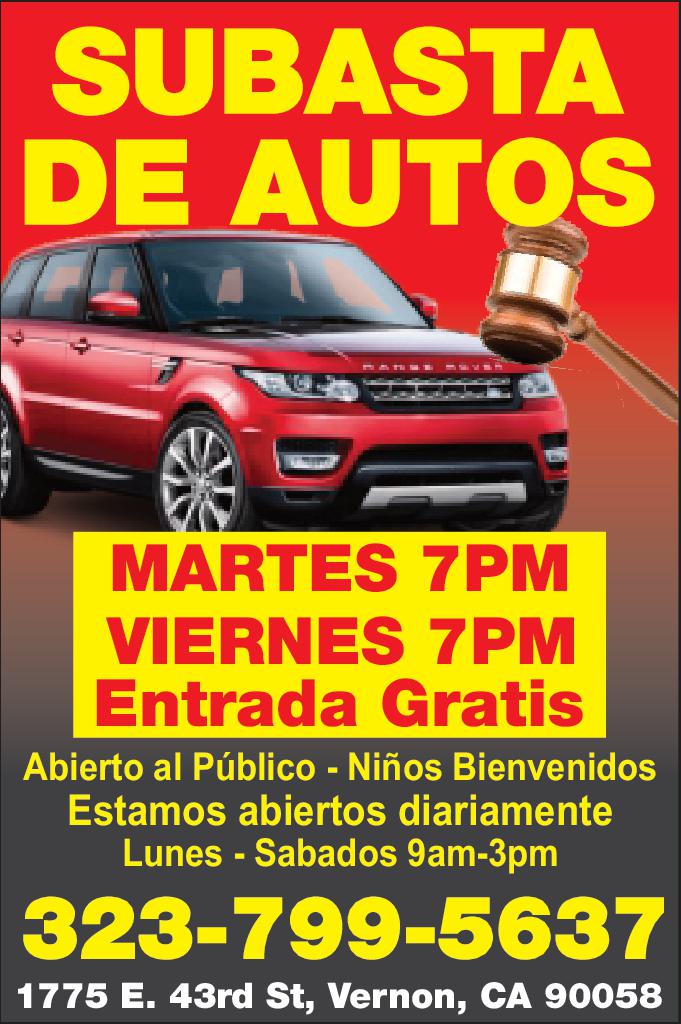 SUBASTA DE AUTOS