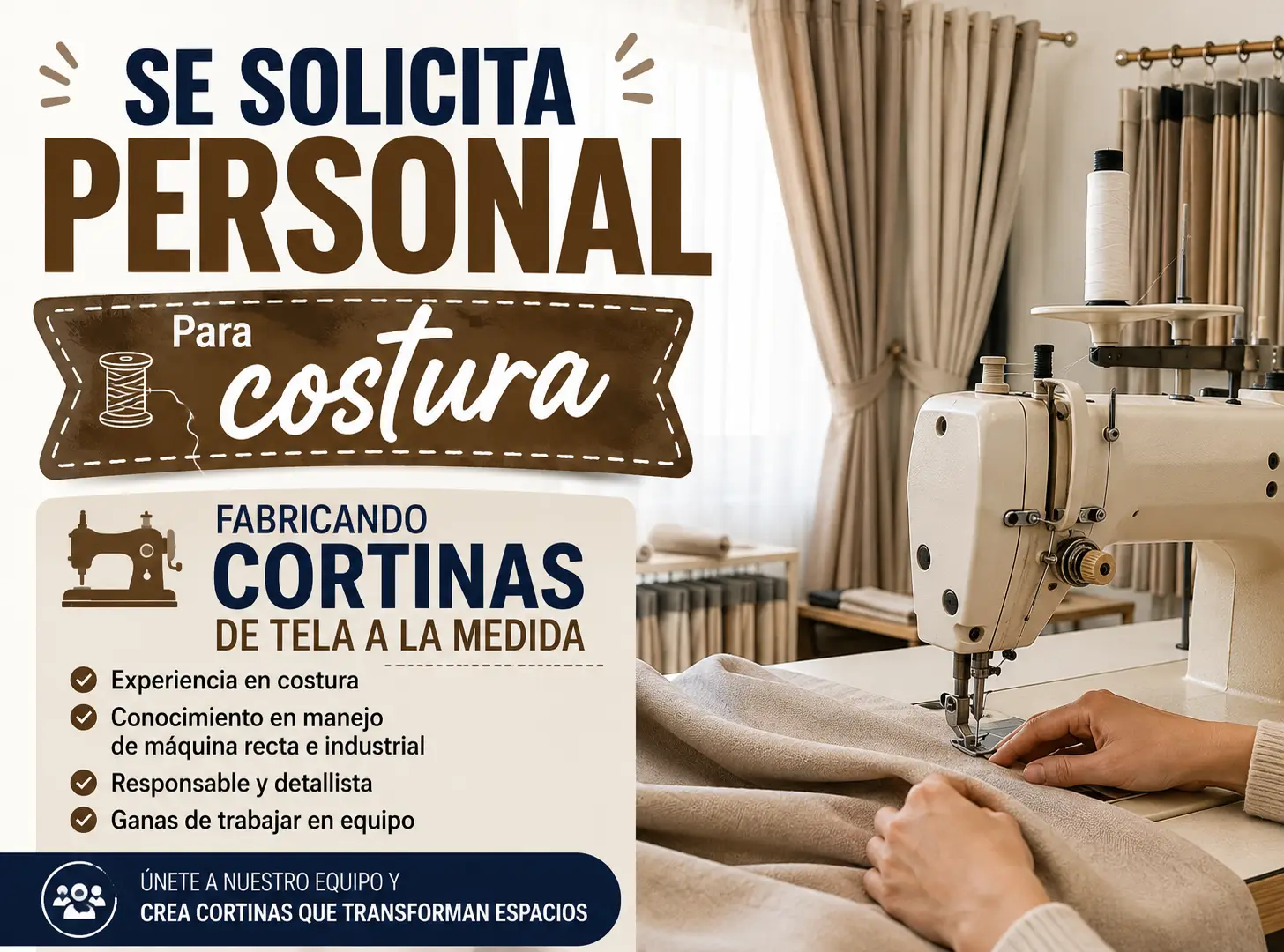 SE SOLICITA PERSONAL